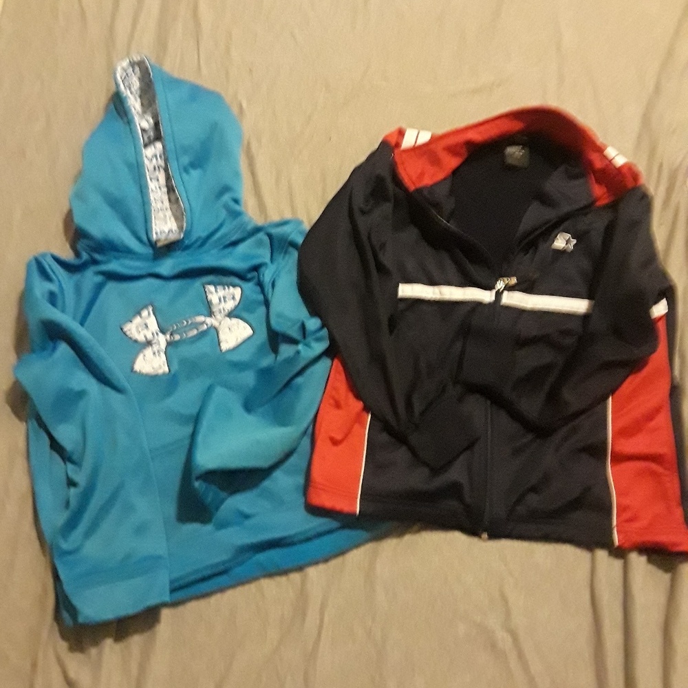 Under armour starter jacket boys sz 10/12